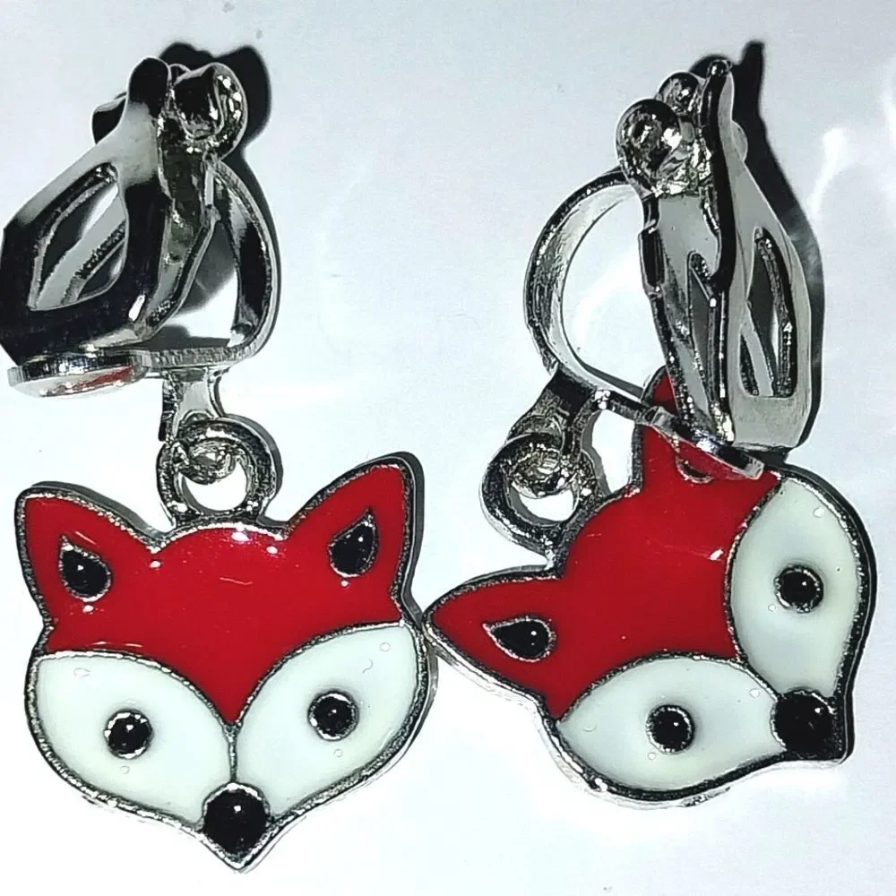Super cute kid's fashion clip-on earrings